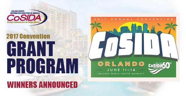 2017 CoSIDA Convention Attendance Grant Recipients Announced